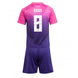 Duitsland Toni Kroos #8 Uit tenue Kids EK 2024 Korte Mouw (+ Korte broeken)